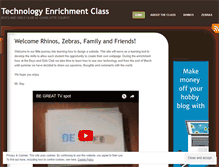 Tablet Screenshot of bgctechclass.wordpress.com