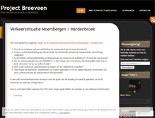 Tablet Screenshot of projectbreeveen.wordpress.com