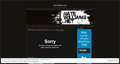 Desktop Screenshot of natewilliams.wordpress.com