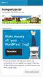 Mobile Screenshot of hungerbuster.wordpress.com