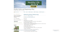 Desktop Screenshot of healthyhappenings.wordpress.com