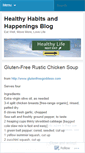 Mobile Screenshot of healthyhappenings.wordpress.com