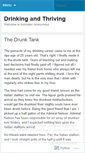 Mobile Screenshot of drinkingandthriving.wordpress.com