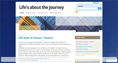 Desktop Screenshot of itsallaboutthejourney97.wordpress.com