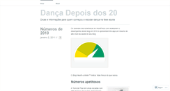 Desktop Screenshot of dancadepoisdos20.wordpress.com