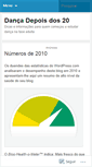 Mobile Screenshot of dancadepoisdos20.wordpress.com