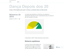 Tablet Screenshot of dancadepoisdos20.wordpress.com