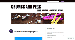 Desktop Screenshot of crumbsandpegs.wordpress.com