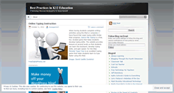 Desktop Screenshot of k12bestpractices.wordpress.com