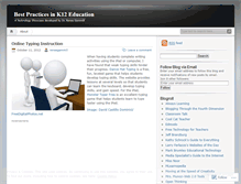 Tablet Screenshot of k12bestpractices.wordpress.com