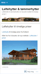 Mobile Screenshot of laftehytter.wordpress.com