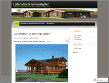 Tablet Screenshot of laftehytter.wordpress.com
