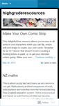 Mobile Screenshot of highgraderescources.wordpress.com
