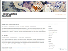 Tablet Screenshot of highgraderescources.wordpress.com