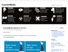Tablet Screenshot of countermedia.wordpress.com