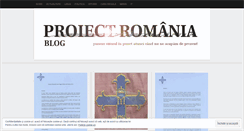 Desktop Screenshot of proiectromania.wordpress.com