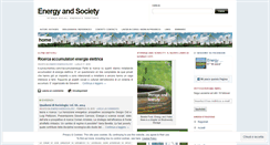 Desktop Screenshot of energyandsociology.wordpress.com