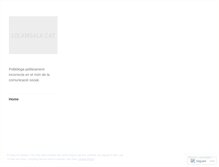 Tablet Screenshot of lolamsala.wordpress.com