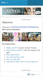 Mobile Screenshot of customcartoonportraits.wordpress.com