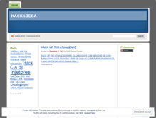 Tablet Screenshot of hacksdeca.wordpress.com