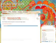 Tablet Screenshot of enzkreisvegan.wordpress.com