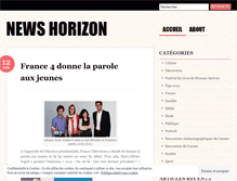 Tablet Screenshot of newshorizon.wordpress.com