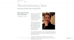Desktop Screenshot of blogrevolutionarysex.wordpress.com