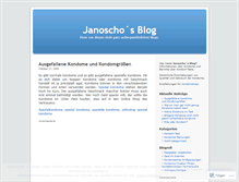 Tablet Screenshot of janoscho.wordpress.com
