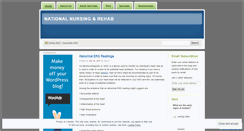 Desktop Screenshot of nationalnursingrehab.wordpress.com