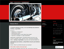 Tablet Screenshot of businessblows.wordpress.com