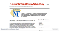 Desktop Screenshot of nfadvocacy.wordpress.com