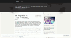 Desktop Screenshot of mylifeasag33k.wordpress.com