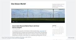 Desktop Screenshot of greenmarketconsulting.wordpress.com