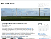 Tablet Screenshot of greenmarketconsulting.wordpress.com