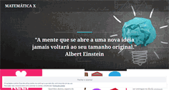 Desktop Screenshot of matematicax.wordpress.com