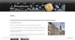Desktop Screenshot of jwinski.wordpress.com