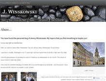 Tablet Screenshot of jwinski.wordpress.com