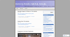 Desktop Screenshot of imamjohari.wordpress.com