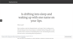 Desktop Screenshot of blackuniverse.wordpress.com