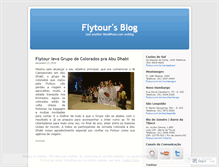 Tablet Screenshot of flytour.wordpress.com