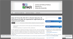 Desktop Screenshot of institutopar.wordpress.com