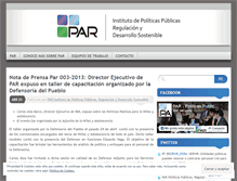 Tablet Screenshot of institutopar.wordpress.com