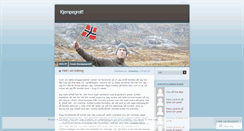 Desktop Screenshot of kjempegreit.wordpress.com