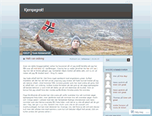 Tablet Screenshot of kjempegreit.wordpress.com