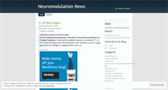 Desktop Screenshot of neuromodulationnews.wordpress.com