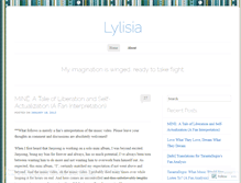 Tablet Screenshot of lylisia.wordpress.com