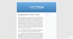 Desktop Screenshot of cruf.wordpress.com