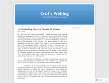 Tablet Screenshot of cruf.wordpress.com