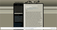 Desktop Screenshot of faiz2006.wordpress.com