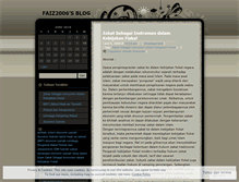 Tablet Screenshot of faiz2006.wordpress.com